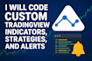code custom tradingview indicators, strategies, and alerts