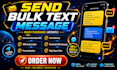 send bulk SMS message marketing campaign, bulk email, text