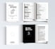 create a custom books cover page layout minimalist,clean,