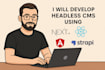 develop modern headless cms with react nextjs and strapi
