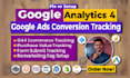 setup google analytics 4 ecommerce tracking and ga4 server side tracking via GTM