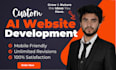 do custom ai website development as a full stack web developer