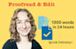 proofread and edit you restaurant menu in english