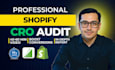 do a cro conversion rate optimization audit for your shopify store or website