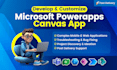 develop and customize microsoft powerapps canvas app
