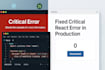 fix bugs and errors in react and nodejs applications