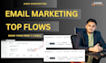 setup ecommerce email marketing flows in klaviyo