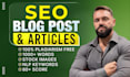 write SEO optimized blog posts that boost your online visibility