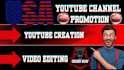 do your USA youtube channel promotion for channel growth