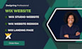 design wix studio website, redesign wix website, setup wix website, wix studio