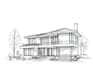 draw architectural sketches interior and exterior