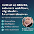 professionally set up and automate bitrix24 with data migration
