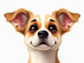 draw pet portrait into cartoon vector