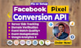 setup meta pixel facebook conversion API and ga4 server side tracking via GTM