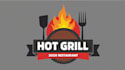 make eye catching hot grill  logo  in my style