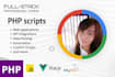 create custom PHP script, web application