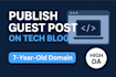 publish guest post with a dofollow backlink on tech website