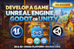 develop a game in unreal engine, godot or unity