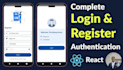 add login and signup authentication to your react app