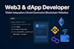 build modern web3 website or dapp with wallet integration and smart contracts