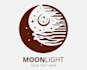 design professional unique glamorous moon logo