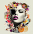 design abstract digital collage art, photo collage