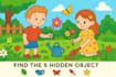 create unique hidden object coloring page for kids