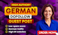 provide dr 90 german guest post from high quality websites