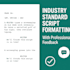professionally rewrite your script for hollywood quality