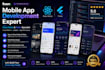 develop android mobile apps using react native and flutter