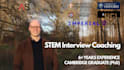 coach your stem admissions interview with mock and tips