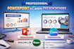 create professional powerpoint and canva presentations