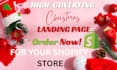 create a high converting christmas shopify landing page