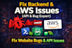 fix backend bugs and API issues