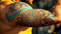 do unique traditional, mandala, polynesian tattoo design