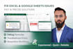 fix excel and google sheets formulas formatting and data problems