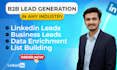 business to business lead generation linkedin leads and email list building