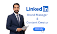 be your linkedin brand manager and content creator