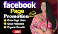 do organic facebook marketing and page promotion