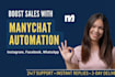 create ai powered chatbot with manychat, livechat chatbot and landbot