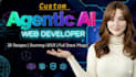 build a full stack 3d ai website and custom ai web app