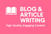 write high quality blog posts articles or social media content
