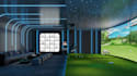 do 3d rendering for indoor golf simulator,gym, studio