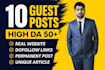 publish high da guest post backlinks with seo guest posting service