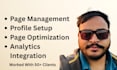 optimize facebook instagram page with pixel setup, banner logo