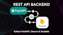 build a secure python rest API backend with fastapi