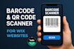 develop a custom barcode and qr code scanner for your wix website