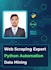 do web scraping and data extraction using python