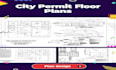 architectural design drawing mep floor plan