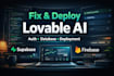 fix deploy lovable ai replit base44 rocket new supabase loveable ai antigravity